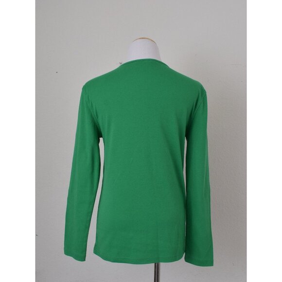 Vintage 90s Green Elf Christmas Shirt size‎ L - Picture 3 of 10